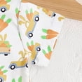 thumbnail image 6 of Baby Boy Easter Outfit Short Sleeve Lapel Button-Down Shirt with Elastic Shorts Set Toddler Boy Cute Clothing, 6 of 6