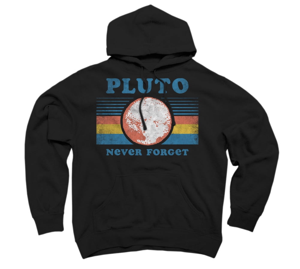 Pluto Never Forget Womens Pullover Hoodie Long Sleeve Hooded Sweatshirts