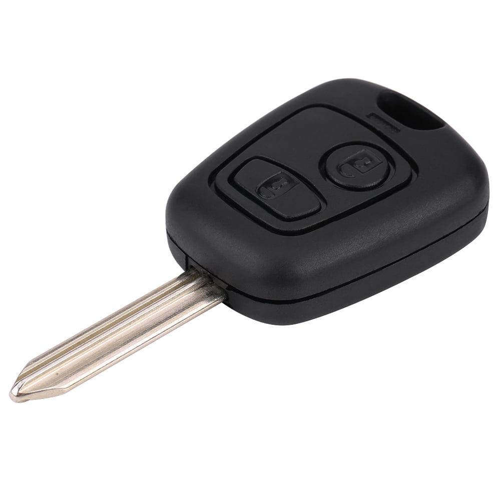 KYDZ Remote Key 2 Button 433MHz With ID46 Chip Fob for Peugeot 206 Uncut Blade 
