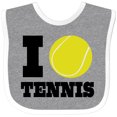 thumbnail image 3 of Inktastic Tennis Gift Boys or Girls Baby Bib, 3 of 4