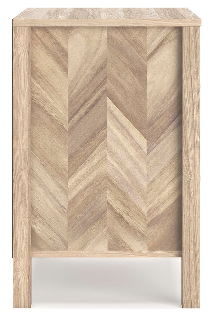Signature Design by Ashley Battelle 2 Draewr Nightstand, Tan
