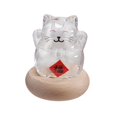 thumbnail image 4 of Tarro de cristal con forma de gato, para almacenamiento, adorno creativo, decorativo, decoración del hogar, mini transparente Estilo D, 4 of 9