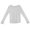 Blanc, variante sur Goldie T-Shirt Uni Noir à Manches Longues pour Femme - G