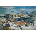 thumbnail image 2 of Preston Dickinson 24x17 Gold Ornate Framed and Double Matted Museum Art Print Titled - Winter, Harlem River, 2 of 4