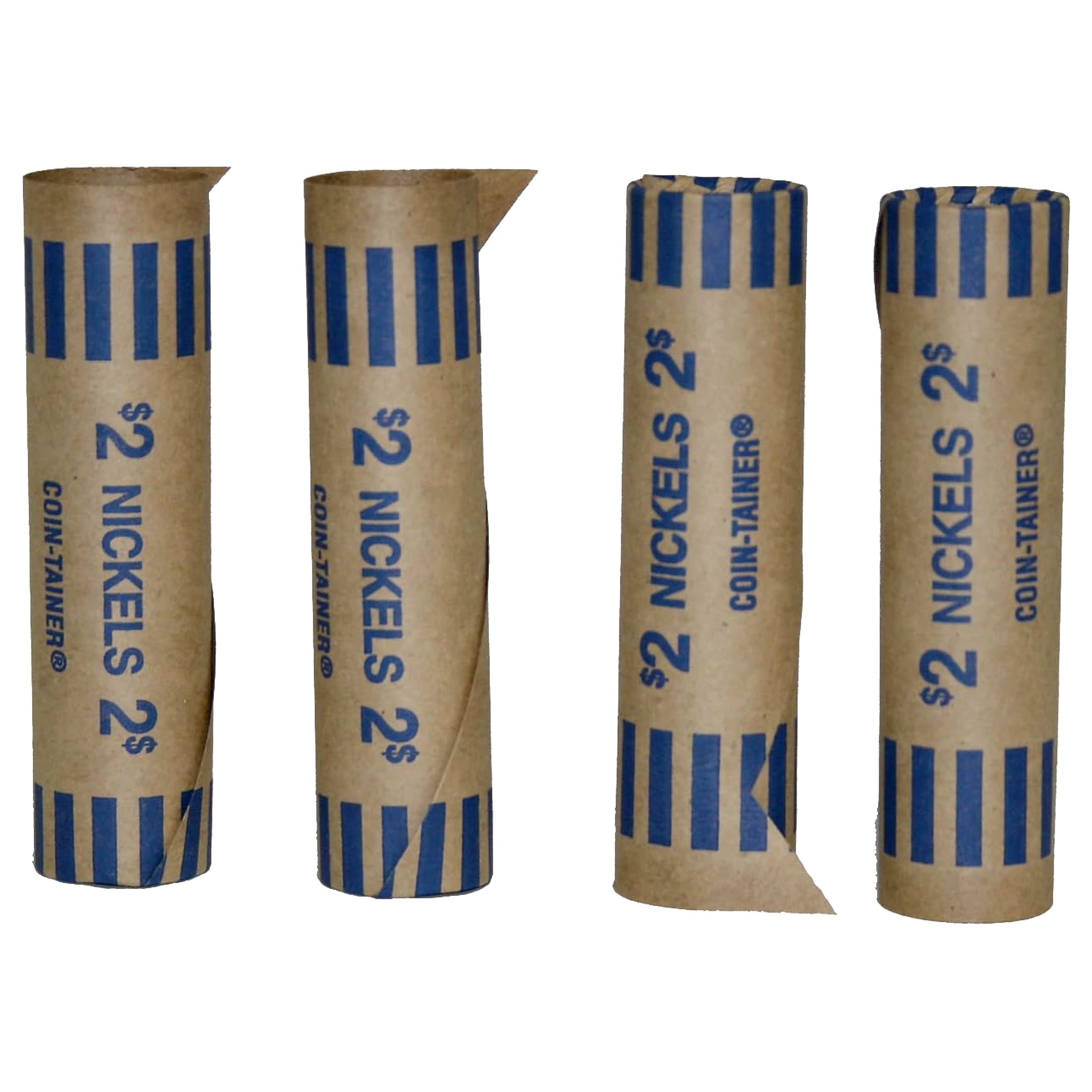 PAP-R, PQP20005, Tubular Coin Wrappers, 1000 / Box, Blue