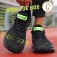 thumbnail image 3 of Men's Wide Toe Running Shoes Lightweight Breathable Walking Sneakers for Fitness, Hiking, Trekking, Camping, Daily Commuting, and Casual Outdoor Wear, 3 of 10