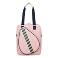 thumbnail image 2 of DYNWAVECA Tennis Bag Water Resistant Racquet Holder Practical Pouch Fashion Professional Tennis Racket Bag for Outdoor Travel Beginners pink 1 shoulder, 2 of 10