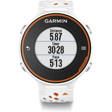 Garmin Forerunner 620 1" Advanced GPS Running Watch, White/Orange (Certified Refurbished)