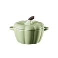thumbnail image 2 of SSZMDLB Ceramic Pumpkin Bowl Handmade Baking Steaming Stewing Bowl With Lid, Realistic Pumpkin Shape Ceramic Bowl for Soups, Desserts and Table Decor, Ceramic Pumpkin Cup, 2 of 6