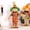 A, variant on Set of 2 Fall Standing Scarecrow Dolls Thanksgiving Harvest Porch Decor with Sunflower and Hat