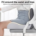 thumbnail image 3 of OIUR L-Shaped Integrated Seat Cushion Memory Foam Cushion with Lumbar Support Back And Seat Cushion for Tailbone Pain Relief Car Seat Office Chair, 3 of 7