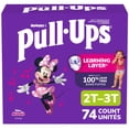 thumbnail image 1 of Pull-Ups Girls' Potty Training Pants, 2T-3T (16-34 lbs), 74 Count, 1 of 7