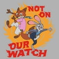 thumbnail image 2 of Boys Zootopia 2 Nick and Judy Not on Our Watch T Shirt, 2 of 5