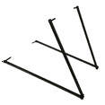 thumbnail image 2 of 2 Pair Portable Archery Bracket Training Targets Boards Stand for XPE Archery, 2 of 7