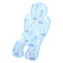 LAMIRO Breathable Gel Cooling Pad - Seat Mat for Strollers, Car Seats and Dining Chairs | Summer Comfort Design in Blue