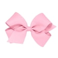 thumbnail image 1 of Wee Ones Lazos Para El Cabello De Grosgrain Clásicos Para Niñas En Una Pinza Para El Cabello Antideslizante Weestay Hecho A Mano En Color Rosa Perla Mediano, 1 of 1