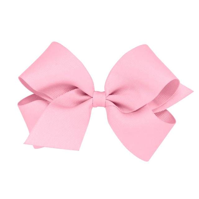 Wee Ones Lazos Para El Cabello De Grosgrain Clásicos Para Niñas En Una Pinza Para El Cabello Antideslizante Weestay Hecho A Mano En Color Rosa Perla Mediano