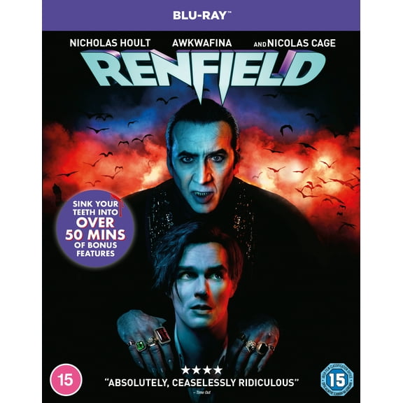 Renfield (Blu-ray) Shohreh Aghdashloo Adrian Martinez Camille Chen Nicolas Cage Ben Schwartz