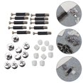 thumbnail image 2 of 24 Sets Furniture Bolts Furniture Hardware Bolts Cam Lock Nuts Screws Kit Cam Fitting Bolt Dowels Camlock Connectors, 2 of 3