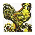thumbnail image 2 of "Chicken in Ornate Perch" - Canvas, 2 of 25