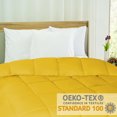 thumbnail image 6 of Superior Solid Comforter Down Alternative Bedding, Full, Yellow, 6 of 13