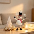 thumbnail image 4 of 2026 Christmas Indoor Home Decor Set of 3 Christmas Standing Figurines, Santa Claus, Snowman and Reindeer Tabletop Ornaments for Mantel, Shelf and Home Holiday Decor, 4 of 9