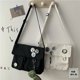 thumbnail image 2 of Xierya, bandolera de lona para mujer, bolso de hombro a la moda para mujeres jóvenes, bandolera femenina de gran capacidad para estudiantes, paquete para mujer Tan Jianjun unisex, 2 of 2