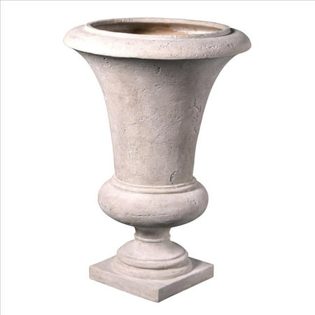 Design Toscano Viennese Architectural Garden Urn: Large • Hand-cast using real crushed stone bonded with high quality designer resin• Each piece is individually hand-finished by our artisans• Exclusive to the Design Toscano brand and perfect for your home or garden• Ideal for home  garden  restaurant or hotel