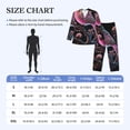 thumbnail image 4 of Naloa Bird 2 Men’s Pajamas Set - Long Sleeve Button Down Sleep Shirt and Pajama Bottoms Sleepwear Set-Large, 4 of 7