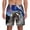 White, variant on Astronaut in Outer Space for Men's Swimming Trunks Swim Trunks Quick Dry Swim Shorts with Mesh Lining Funny Swimwear Bathing Suits