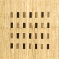 thumbnail image 1 of Ahgly Company Indoor Square Solid Brown Modern Area Rugs, 6' Square, 1 of 4