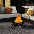 thumbnail image 2 of Gymax 21 Inch Diameter Propane Gas Fire Pit Patio Portable Fire Bowl w/ Cover Igniter, 2 of 9