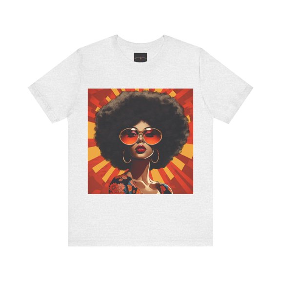 Vintage Candy's Brand of Afro Vintage Women's Short-Sleeve Crewneck Tshirt
