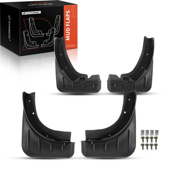 A-Premium Splash Guards Mud Flaps Mudguards for Porsche Cayenne 2018 2019 Front and Rear 4-PC