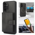 thumbnail image 5 of ELEHOLD Case for Samsung Galaxy A13 4G, 2-in-1 Magnetic Shockproof Leather Wallet Flip Case Cover, Detachable Card Holder with Stand,Black, 5 of 6