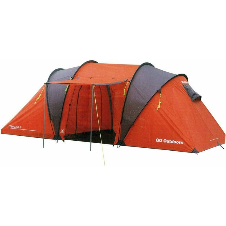 GO Outdoor 2 room family tent suitable for 4 persons Havana 4
