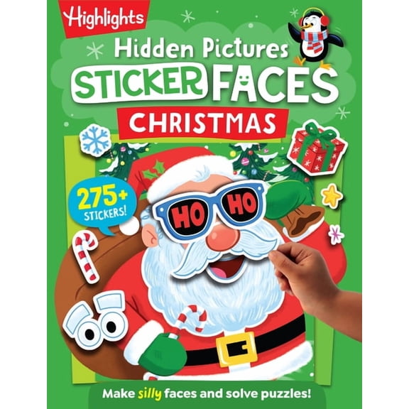 Hidden Pictures Sticker Faces Hidden Pictures Sticker Faces: Christmas, (Paperback)