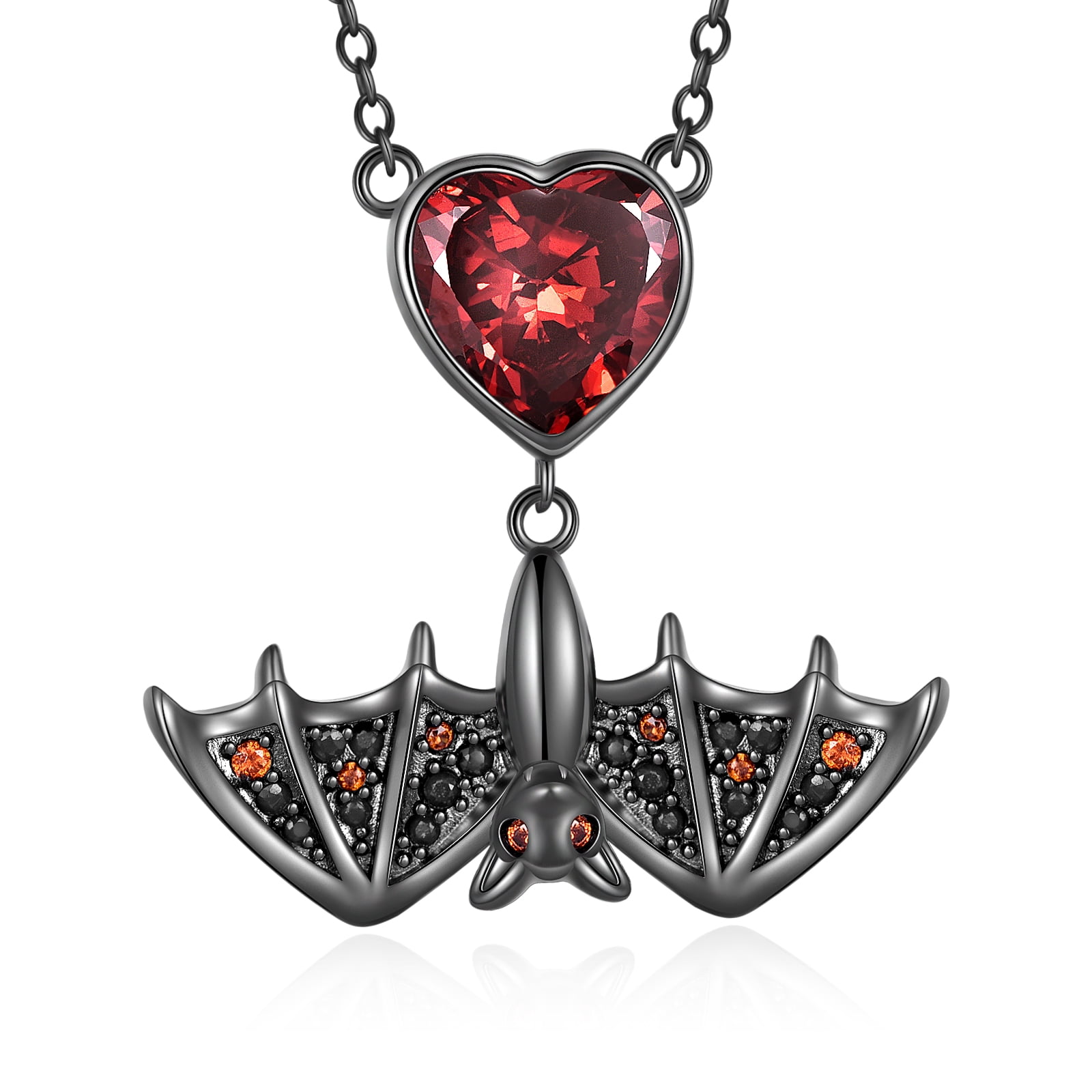 Vintage Gothic Bat Necklace Sterling Silver, Black Egypt Ubuy