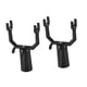 thumbnail image 5 of Paquete de 2 tenedores para riel de ropa, soporte para árbol, tenedor portátil para enderezar la ropa negro, 5 of 9