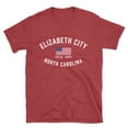 thumbnail image 1 of Elizabeth City North Carolina Patriot Men's Cotton T-Shirt, 1 of 1