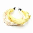 thumbnail image 3 of QinGoo Satin Headband for Women Comfortable Hairband Adult Hair Accessory, 1 Count,Yellow, 3 of 5