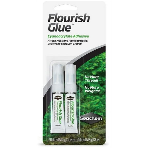 Seachem Flourish Glue [Aquarium, Sealants & Silicone] 2 Pack (Net 0.28 oz)