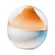 thumbnail image 2 of Humidificador personal de escritorio Strade Fareast Limited 400 ml 2 modos de pulverización Naranja, 2 of 8