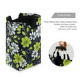 thumbnail image 3 of Yayeee Freestanding Laundry Hamper with Handle Collapsible Large Storage Basket for Clothes, White Flower Pattern, 3 of 7