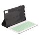 thumbnail image 1 of M Buder Teclado Inalámbrico 25.4 cm / 10 inches Accesorios con Teclas Cuadradas y Funda Protectora de Cuero (Verde), 1 of 9