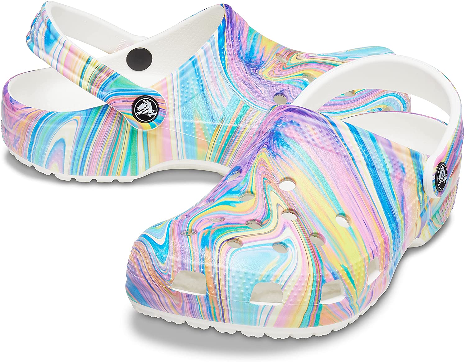 Crocs pastel swirl Clearance
