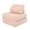 Pink, variant on PAPROOS Bean Bag Chair for Adults, Corduroy Bean Bag Lounger, Convertible Floor Sofa Bed, Comfy Lounge Chair with Back Support for Bedroom, Dorm, Game Room and Living Room, Camel