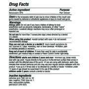 Benzodent Dental Pain Relieving Cream 0.25 oz