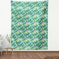 thumbnail image 3 of Ambesonne Tropical Fabric by the Yard Upholstery, Fern and Monstera Leaves, 5 Yards, Multicolor, 3 of 4