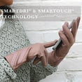 thumbnail image 3 of Women's Spandex Touchscreen Cold Weather Gloves with Warm Fleece Lining and Chevron Details, 3 of 5